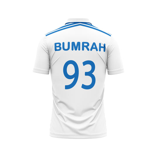 Next Print Bumrah Indian Test Cricket Team Jersey