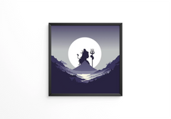 Maha shivratri lord shiva frame