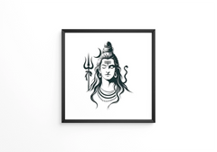 Maha Shivratri Shankar Mahadev Lord Shiva in samadhi frame