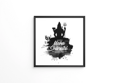 Hindu festival maha shivratri frame