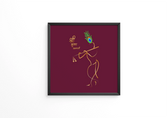 Shri Krishna Janmashtami. Birthday of Lord Krishna. Musical instrument bansuri and peacock feather.frames (Copy)