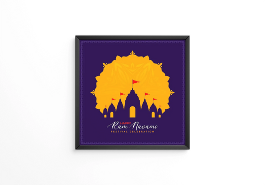 Indian Hindu cultural festival Ram Navami frame