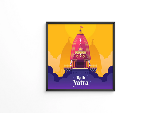 Detailed rath yatra frame