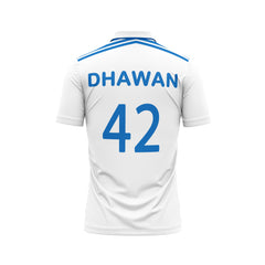Next Print Dhawan Indian Test Cricket Team Jersey