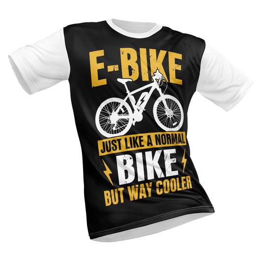 Polyester Half Sleeve T-Shirtwith Round Collar and All Over Digital Print.