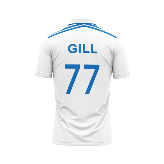 Next Print Shubam Gill Indian Test Cricket Team Jersey