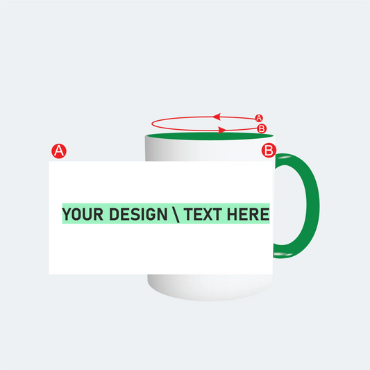 Customised Green Color Mug