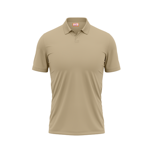 Plain Polo neck Gold Tshirt