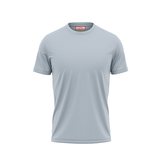 Plain Round neck Grey