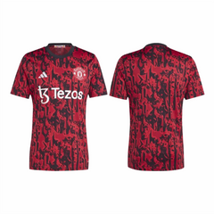 Next Print Manchester United Match Pre match Training Red Jersey