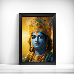 Painting representing krishna frame