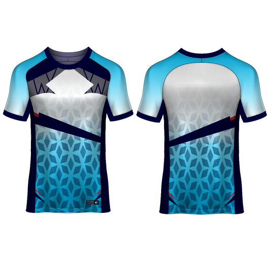 Next Print Customised  Round Neck Jersey With Name & Number. NP0000S17