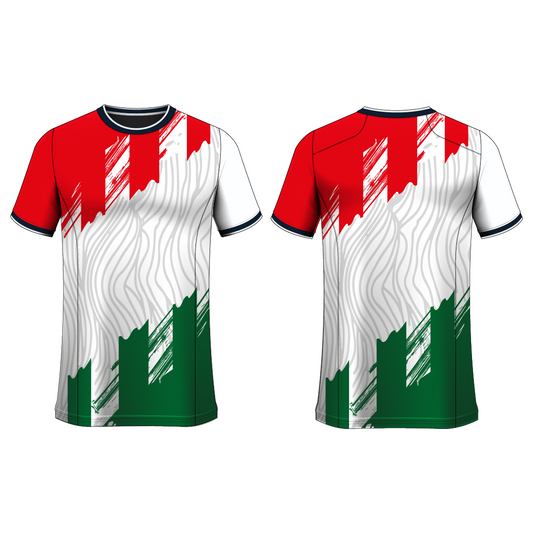 Next Print Customised  Round Neck Jersey With Name & Number. NP0000S19