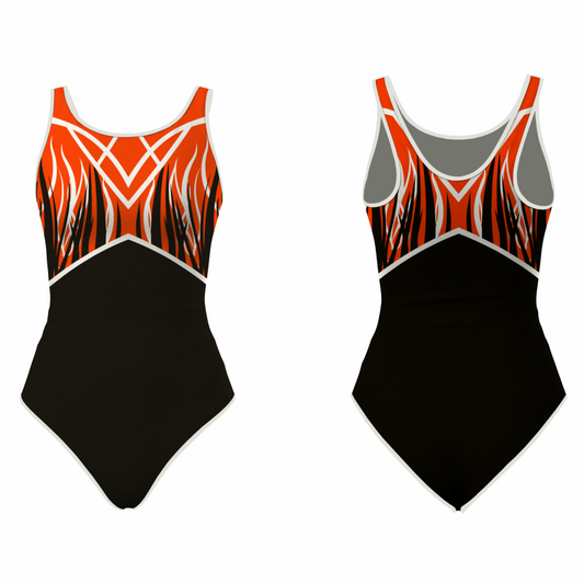 Next Print Girls/Women Sleeveless Leotard - Ideal for Gymnastics, Dance, Yoga, Acrobatics or Performance (Toddlers, Kids, Adults) NP0000S214