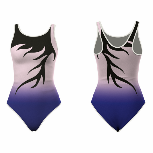 Next Print Girls/Women Sleeveless Leotard - Ideal for Gymnastics, Dance, Yoga, Acrobatics or Performance (Toddlers, Kids, Adults) NP0000S226