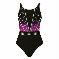 Next Print Girls/Women Sleeveless Leotard - Ideal for Gymnastics, Dance, Yoga, Acrobatics or Performance (Toddlers, Kids, Adults) NP0000S228