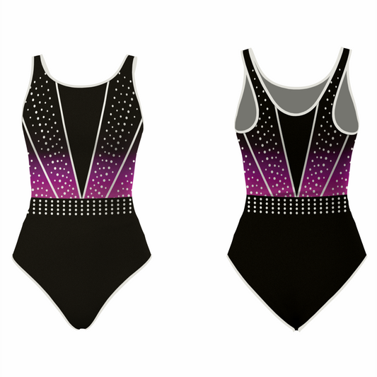 Next Print Girls/Women Sleeveless Leotard - Ideal for Gymnastics, Dance, Yoga, Acrobatics or Performance (Toddlers, Kids, Adults) NP0000S228
