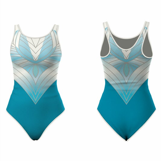 Next Print Girls/Women Sleeveless Leotard - Ideal for Gymnastics, Dance, Yoga, Acrobatics or Performance (Toddlers, Kids, Adults) NP0000S230