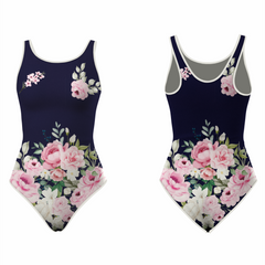 Next Print Girls/Women Sleeveless Leotard - Ideal for Gymnastics, Dance, Yoga, Acrobatics or Performance (Toddlers, Kids, Adults) NP0000S236