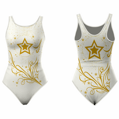 Next Print Girls/Women Sleeveless Leotard - Ideal for Gymnastics, Dance, Yoga, Acrobatics or Performance (Toddlers, Kids, Adults) NP0000S239