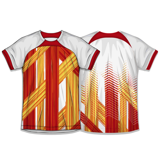 Next Print Customised  Round Neck Jersey With Name & Number. NP0000S38