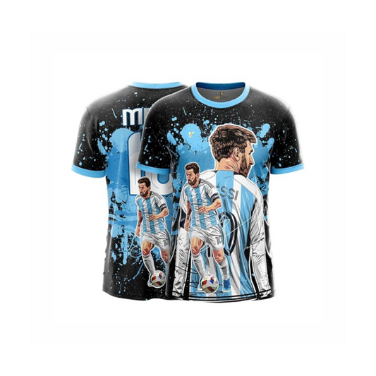 Next Print Messi 10 Jersey NP0000S412 (with Black Shorts)