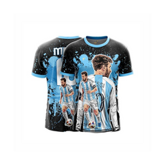 Next Print Messi 10 Jersey NP0000S412 (with Black Shorts)