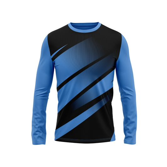 Round Neck Fullsleeve Printed Jersey Skyblue NP00101