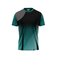 Round Neck Printed Jersey Green NP00103