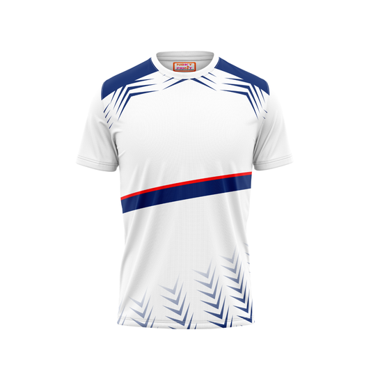 Round Neck Printed Jersey White NP00110