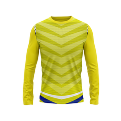 Round Neck Fullsleeve Printed Jersey Yellow NP00123