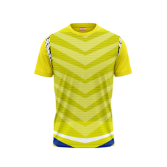 Round Neck Printed Jersey Yellow NP00123