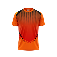 Round Neck Printed Jersey Orange NP00118