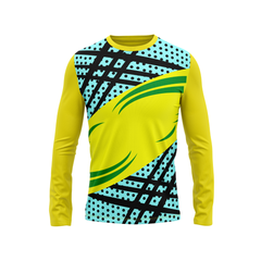Round Neck Fullsleeve Printed Jersey Yellow NP00127