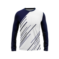 Round Neck Fullsleeve Printed Jersey White NP00134