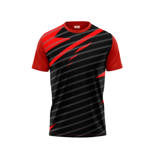 Round Neck Printed Jersey Red NP00139