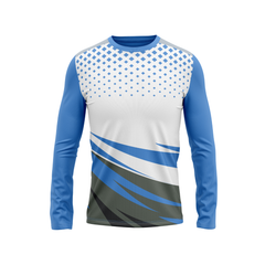 Round Neck Fullsleeve Printed Jersey Skyblue NP00143
