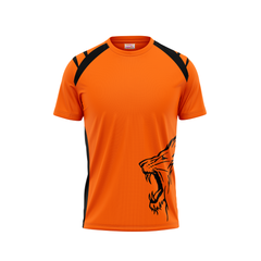 Round Neck Printed Jersey Orange NP00130