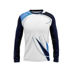 Round Neck Fullsleeve Printed Jersey White NP00159