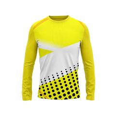 Round Neck Fullsleeve Printed Jersey Yellow NP00174