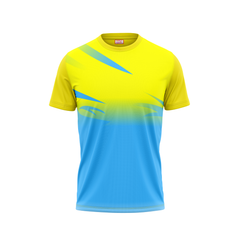 Round Neck Printed Jersey Yellow NP00184