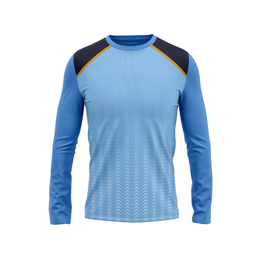 Round Neck Fullsleeve Printed Jersey Skyblue NP00186
