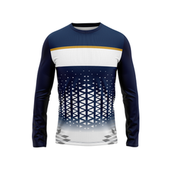 Round Neck Fullsleeve Printed Jersey White NP00190