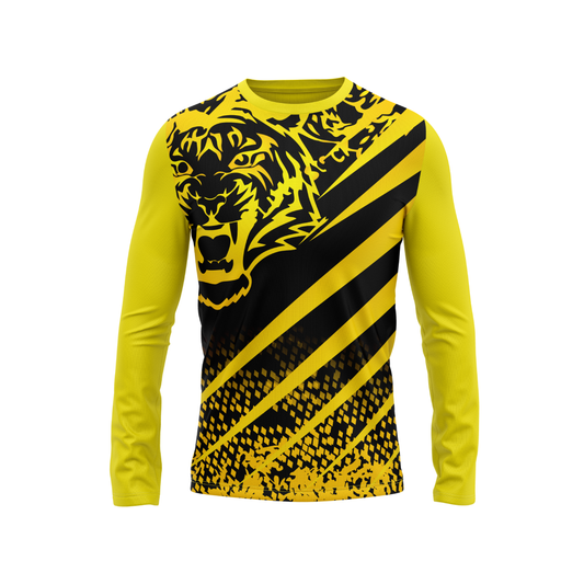 Round Neck Fullsleeve Printed Jersey Yellow NP00195