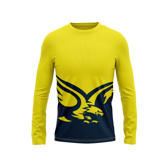 Round Neck Fullsleeve Printed Jersey Yellow NP00197