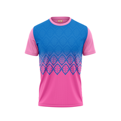 Round Neck Printed Jersey Pink NP00199