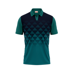 Next PrintPolo Neck Printed Jersey Green NP00201