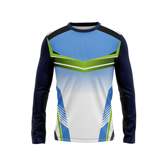 Round Neck Fullsleeve Printed Jersey White NP00217