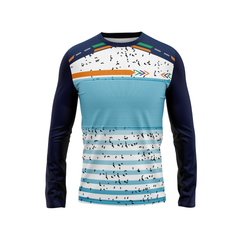 Round Neck Fullsleeve Printed Jersey White NP00225