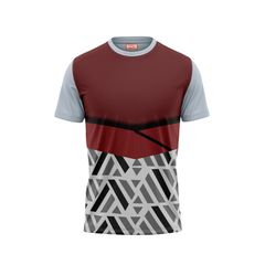 Round Neck Printed Jersey Grey NP00233